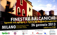 Finestre balcaniche: sguardi tra presente e futuro in Bosnia Erzegovina.