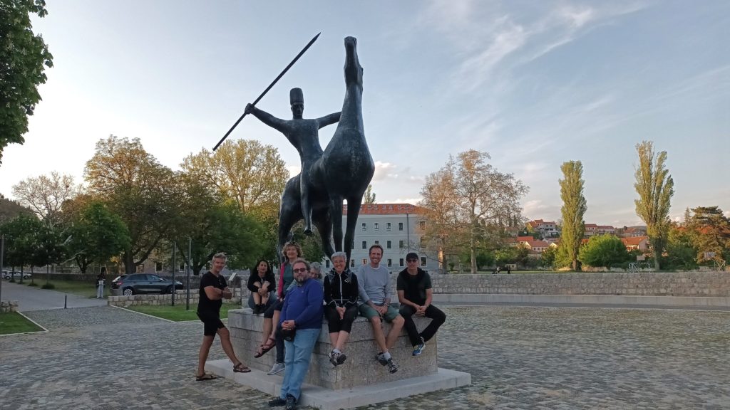 Viaggio in Bosnia-Erzegovina. Sinj. Monumento alla Giostra dell'Alka. Foto LB