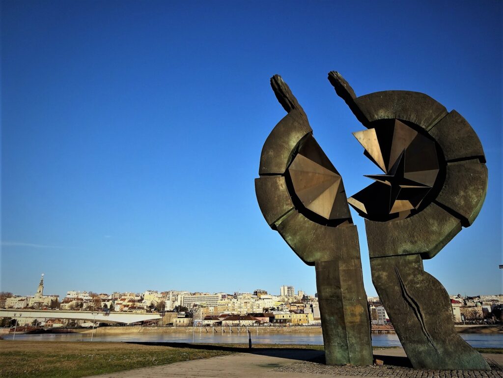 Monumento presso l'ex Campo di concentramento di Sajmište. Foto LB