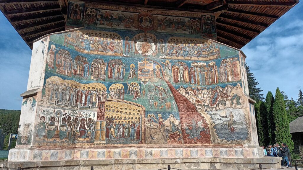 Monastero di Voroneţ. Giudizio universale. Foto LB